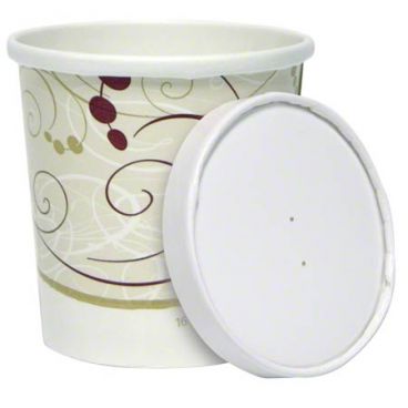 SO-KHB16A-S Paper Food Container with Lid 16 oz.