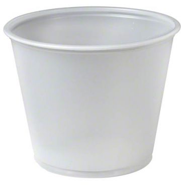 SO-P550N Translucent Polystyrene Soufflé Portion Cup 5.5 oz.