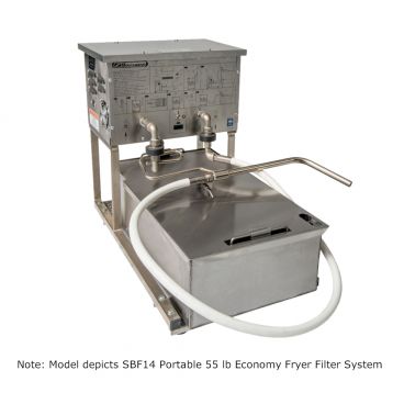 Southbend SBF18 Portable 75LB Economy Fryer Filter System - 120V, 0.48kW