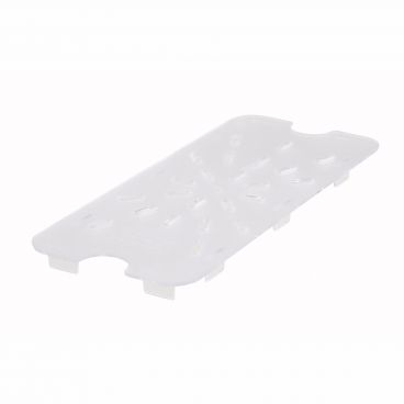 Winco SP73DS Poly-Ware 1/3 Size Clear Polycarbonate Drain Shelf