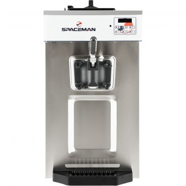 Spaceman 6236A-C Air Pump Pressurized 8-Liter Countertop Soft Serve Ice Cream Machine With One 8L Hopper And Digital Controls, 208-230V 1-phase
