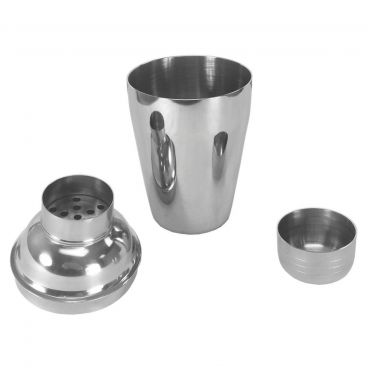 Spill-Stop 103-14 Deluxe Stainless Steel 8 Oz. 3-Piece Shaker Set