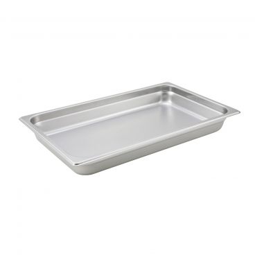 Winco SPJH-101 1 1/4" Full Size Stainless Steel Steam Table Pan