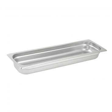 Winco SPJH-2HL 2 1/2" Half Long Size Stainless Steel Steam Table Pan