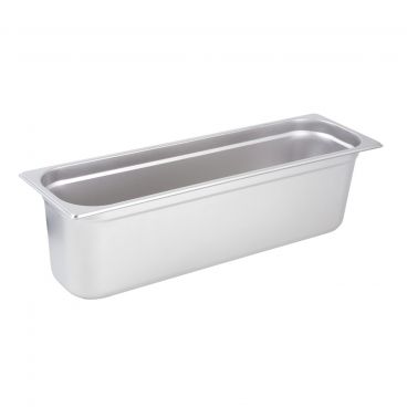 Winco SPJH-6HL 6" Half Long Size Stainless Steel Steam Table Pan