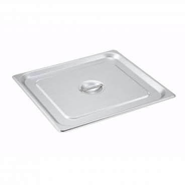 Winco SPSCTT 2/3 Size Stainless Steel Solid Steam Table / Hotel Pan Cover