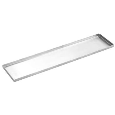 American Metalcraft ST20 20" x 4 1/2" Satin Finish Stainless Steel Serving Tray
