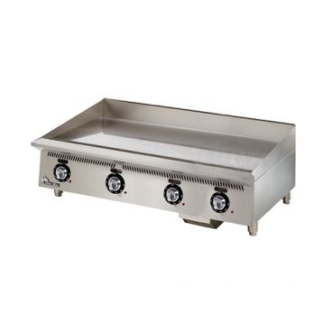 Star 848TA_LP Ultra Max 48" Countertop Liquid Propane Griddle With Snap Action Controls - 120,000 BTU