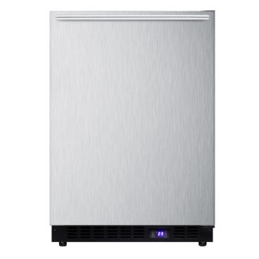 Summit SCFF53BXCSSHH Stainless Steel 34" x 23.63" x 23.5" Built-in or Freestanding All-Freezer - 4.72 Cu. Ft, 115 Volts