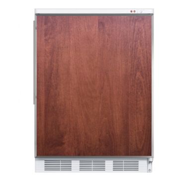 Summit VT65M7BIFR Accucold 33.25" x 23.63" x 23.5" Panel-Ready White Built-in or Freestanding Freezer - 3.5 Cu. Ft, 115 Volts