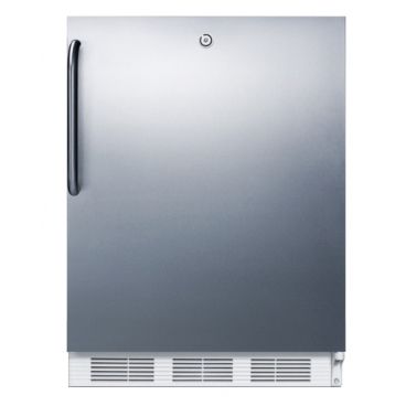 Summit VT65ML7CSS 33.25" x 23.75" x 23.5" Stainless Steel Medical Built-in or Freestanding Freezer - 3.5 Cu. Ft, 115 Volts