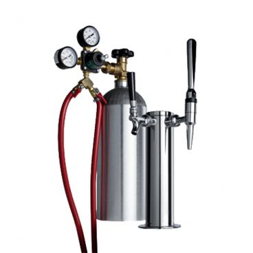 Summit KITCMTWIN 12" x 3" x 3" Nitro/Cold Brew Coffee Dispensing Tap Kit for Nitro and Flat Iced Coffee
