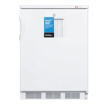 Summit VT65MLPRO Accucold White 33.5" x 23.63" x 23.5"  Undercounter Freezer - 3.2 Cu. Ft, 115 Volts