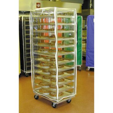 Curtron SUPRO-16 23" x 28" x 62" Protecto 16-mil Clear PVC Rack Cover