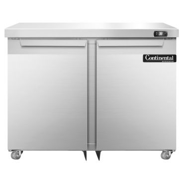 Continental Refrigerator SW36N-U 36" Undercounter Refrigerator With Solid Doors - 10.3 Cu. Ft