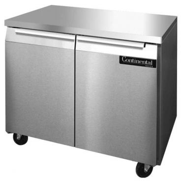 Continental Refrigerator SWF36N 36" Worktop Freezer With 2 Solid Doors And 10.3 Cubic Foot Capacity, 115 Volts