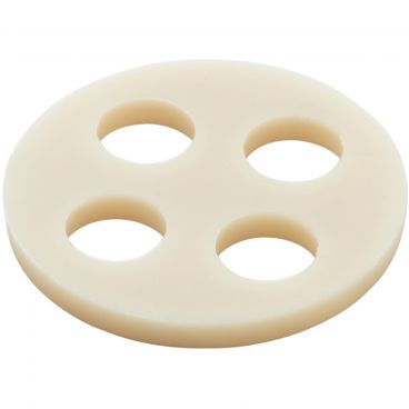 T&S Brass 001041-45 Santoprene 1 1/16" Wide 4-Hole Pattern Gasket for 4" Inlet Spreader Assembly For T&S Brass Faucets