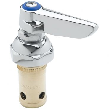 T&S Brass 002711-40 Blue-Index LTC Cold ADA Compliant Eterna Cartridge Assembly With 2 3/16" Long Lever Handle And Spring Check
