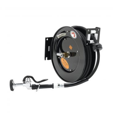 T&S Brass 5HR-232-01 Equip Open Hose Reel Assembly with 35' Hose and 2.27 GPM Spray Valve