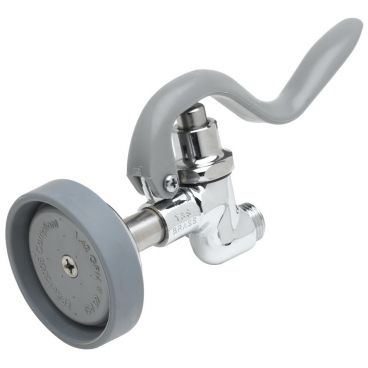 T&S Brass B-0107-LR Self-Closing Pre-Rinse Spray Valve with No Hold-Down Ring - 1.15 GPM