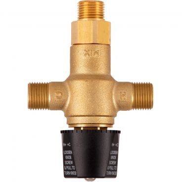 T&S Brass EC-TMV Brass TMV Thermostatic Mixing Valve With 1/2" NPSM Male Connections For ChekPoint (EC) and Equip (5EF) Electronic Faucets