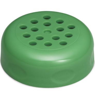Tablecraft C260TGR Perforated Plastic Green Shaker Top for 6 or 8 oz Shakers