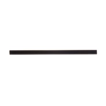 Tablecraft 100107 7-3/4" Individually Wrapped Black Plastic Straws