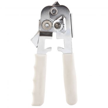 Tablecraft 10444W Commercial Can Opener with White Handle