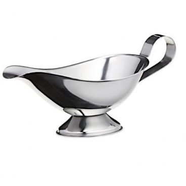 Tablecraft 7805 Stainless Steel 5 Ounce Gravy Boat