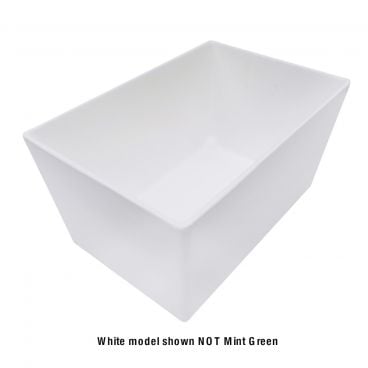 Tablecraft CW5026MM Simple Solutions 1/4 Size Modern Mint Cast Aluminum Bowl