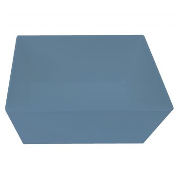 Tablecraft CW5026PB Simple Solutions 1/4 Size Pigeon Blue Cast Aluminum Bowl