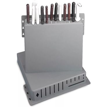 Tablecraft PKR-1 Gray 3" x 15" x 16" Polystyrene Knife Rack