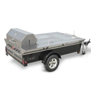 Crown Verity TG-4 69" Tailgate Grill with Beverage Compartments and Sink