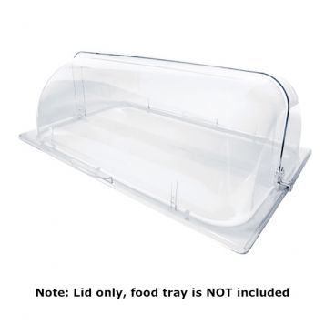 Thunder Group PLRCF001R 21-1/9” Polycarbonate Roll Top Chafer Cover