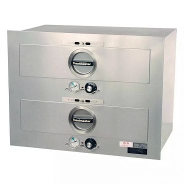 Toastmaster 3B84AT09 29" Built-In Electric Warming 2-Drawer With Individual Thermostats - 120V, 900kW