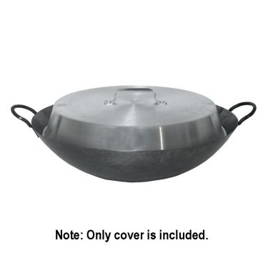 Town 34910 Aluminum 10" Wok Cover with Riveted Handle