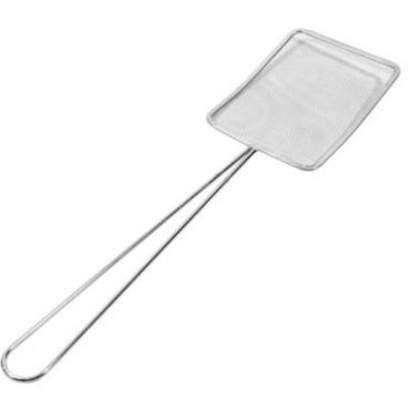 Town 42456S Square 5" x 5 3/4" Mesh Stainless Steel Skimmer With 12" Handle