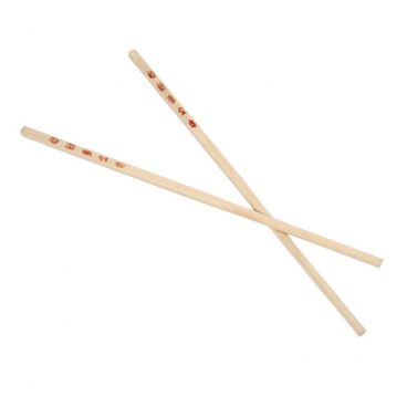 Town 51310 Bamboo 10.5" Long Chopsticks With Red Imprint