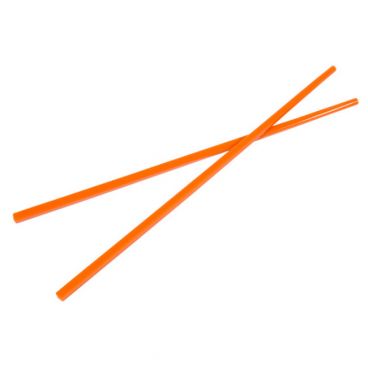 Town 51316T Tangerine Plastic 10.5" Long Chopsticks