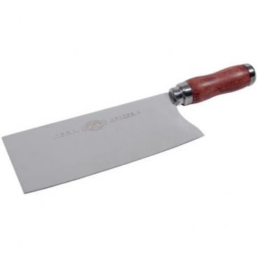 Town 47372 13-1/4" Long Thin Slicer Knife With 4 3/4" Wide Carbon Steel Blade And Wood Handle