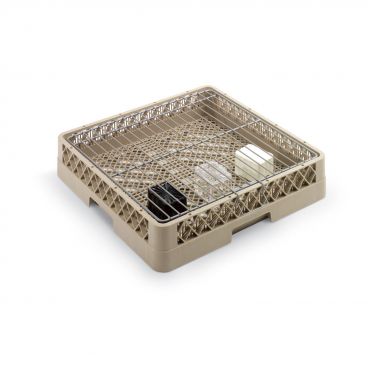 Vollrath TR2W Hold Down Grid with TR2 Beige Flatware Rack