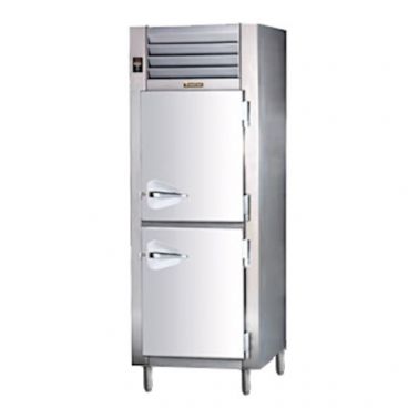 Traulsen ADH132WUT-HHS Spec-Line 20.6 Cu. Ft. Dual Temp Half-Height Solid Door One Section Heated Cabinet / Reach-In Refrigerator