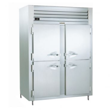 Traulsen AHT232DUT-HHS Spec-Line 42 Cu. Ft. Two Section Narrow Solid Half-Height Door Reach-In Refrigerator
