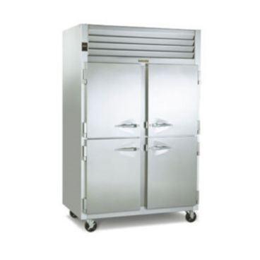 Traulsen ALT226WUT-HHS 40.8 Cu. Ft. Shallow Two-Section Solid Half Door Reach In Freezer - Specification Line