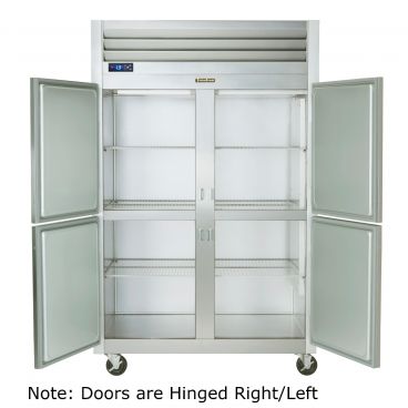 Traulsen G22001 2 Section Half Door Reach In Freezer - Right / Left Hinged Doors - 45.89 cu. ft.