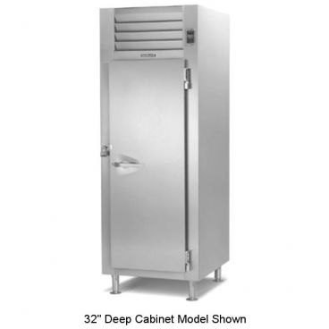Traulsen RL132N-COR02 Correctional Package 1-Section 26 3/8" Wide 21.9 Cubic ft Stainless Steel Exterior And Interior Right-Hinged Solid-Door Reach-In Freezer With INTELA-TRAUL Controls, 115V 1/2 HP