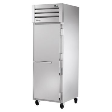 True STA1H-1S Spec Series 1-Section 27 1/2" Wide Full-Height Solid-Door Insulated Reach-In Heated Holding Cabinet With Stainless Steel Exterior And Aluminum Interior, 208-230V 1500 Watts