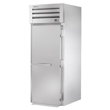 True STR1HRI89-1S Spec Series 1-Section 35" Wide 89" High Full-Height Solid Swing Door Insulated Roll-In Heated Holding Cabinet With Stainless Steel Exterior And Interior, 115/208-230V 2000 Watts