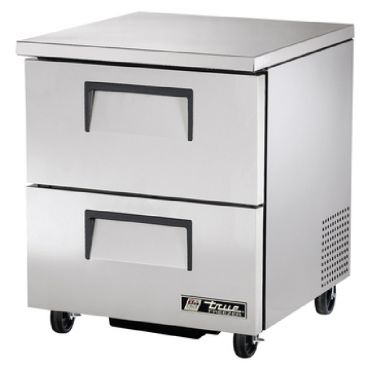 True TUC-27F-D-2-HC 27-5/8” Two Drawer Under-Counter Freezer With Hydrocarbon Refrigerant - 115V