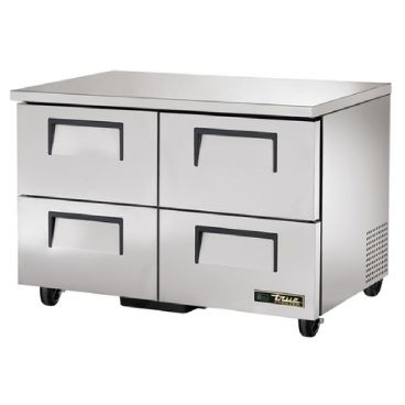 True TUC-48F-D-4-HC 48-3/8” Four Drawer Under-Counter Freezer With Hydrocarbon Refrigerant - 115V